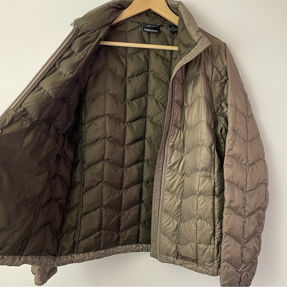Marmot 800 Fill Down Puffer Lightweight Jacket Size Large - Picture 10 of 15